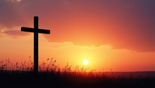 The cross emblem representing Jesus Christ