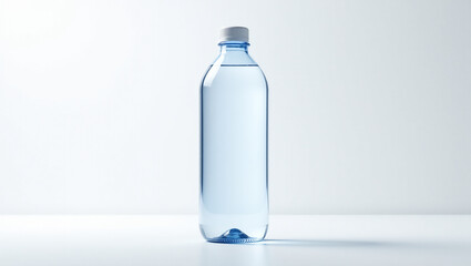 Digital Glow: Bottle with Luminous Effects