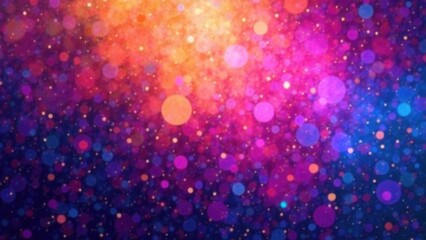 Dusted, scratched Holographic Abstract Multicolor Backgound, Trend Design Creative Blurred Glow. Dust, noise, grain, small dust artifacts. Suitable for overlays, posters, flyers, covers, banners