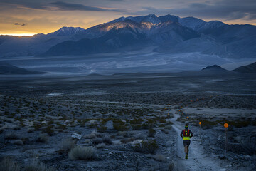 Perseverance in Action: The Grueling Journey of Ultramarathon Training Against a Scenic Backdrop