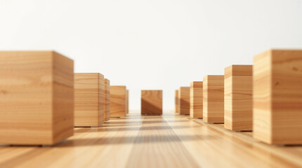 Geometric Cubes &ndash; Modern Abstract Design