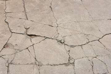dry cracked earth