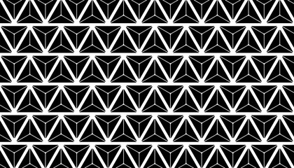 Black and white seamless geometric pattern for sporty background and design element. Vector Format Illustration 