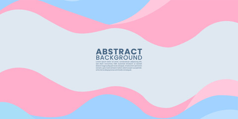 Modern Abstract Fluid Waves in Soft Pastel. Colors Perfect for Web and Graphic Design