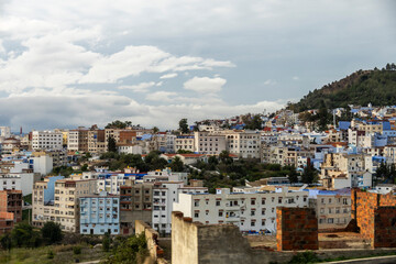 Fototapeta premium Walking through the blue city of chefchaouen