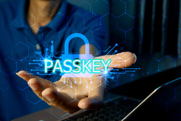 concept of using Passkey instead of a code set for maximum security Biometric Lock.