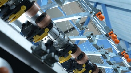 Coarse cotton factory in spinning production line and a rotating machinery and equipment production company