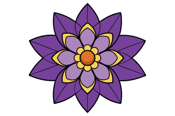 lotus flower isolated on white background