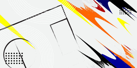 Colorful sport background for olympic international tournament in Paris france 2024. Abstract wave geometric color background with sport athletic style