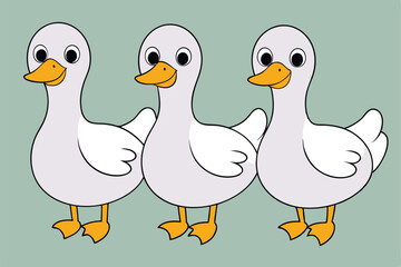 a duck vector art