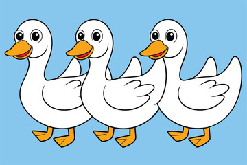 a duck vector art