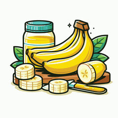 banana, food, fruit, natural, tropical, organic, fresh, background, yellow, nutrition, healthy, ripe, peel, diet, isolated, sweet, health, white, vitamin, bunch, vegetarian, raw, dessert, vegan, fresh