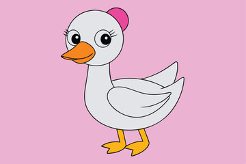 a duck vector art