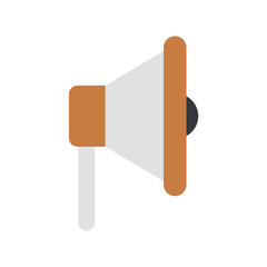 loudspeaker sign emoji vector illustration design