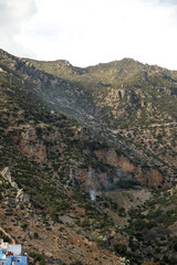 Walking through the blue city of chefchaouen