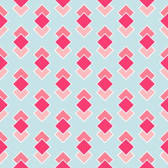 Seamless colorful abstract geometric square pattern. Abstract square geometrical shapes background vector mosaic art for wallpaper, textile, surface, fashion, tile, stationary, home decor and wrapping
