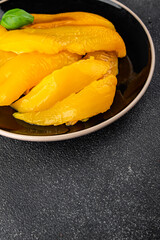 Pepper baked vegetable tasty fresh delicious gourmet food background table rustic food top view copy space keto and paleo diet vegetarian and vegan food