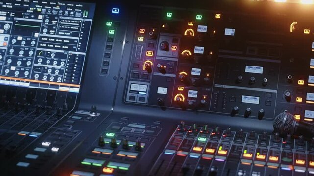 Professional Audio Mixing Console is Essential in a Modern Studio Environment for Quality Production