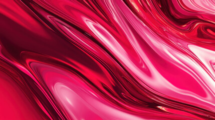 Abstract Pink Liquid Swirls Background