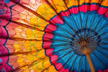 Vibrant Beach Umbrella Design