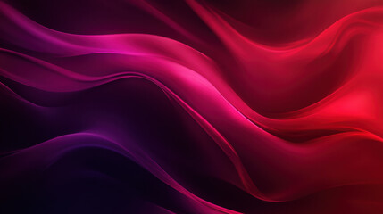 Fototapeta premium Abstract Red and Purple Flowing Waves Background
