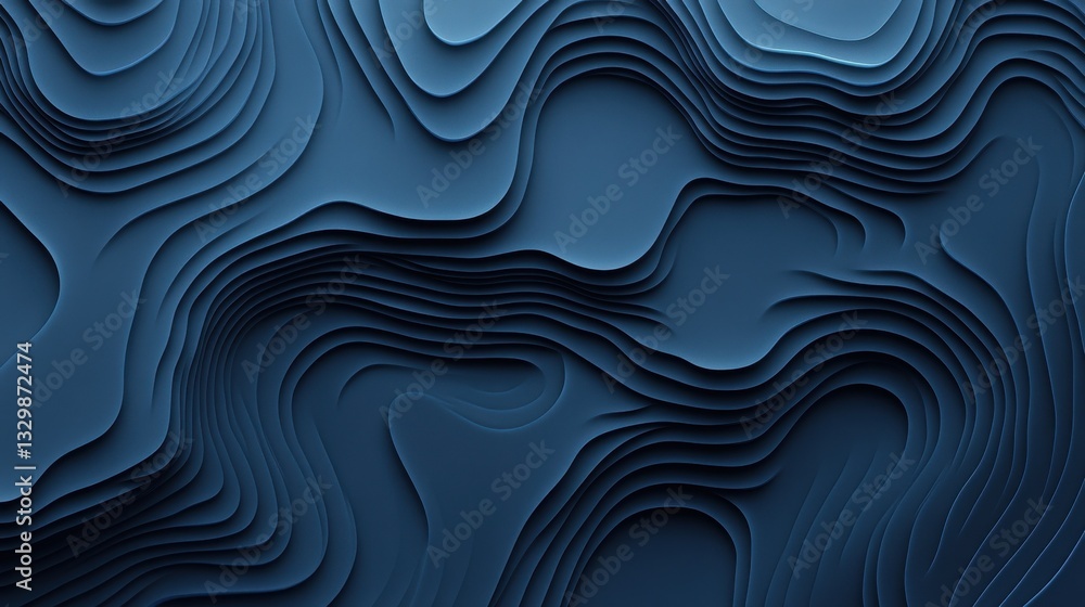 Poster subtle gradient on a dark blue background with a textured finish