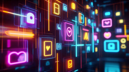 abstract background with numbers