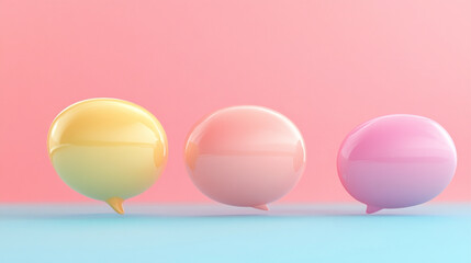 easter eggs on a pink background
