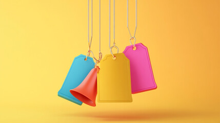 colorful paper hanging on a clothesline