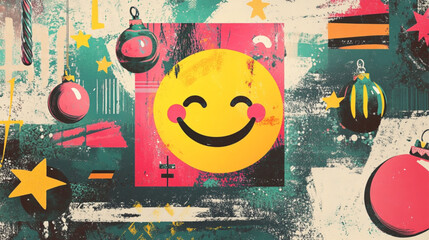 abstract grunge background with graffiti