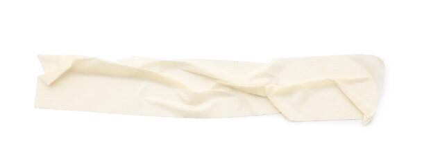 Obraz premium Strip of masking tape isolated on white, top view
