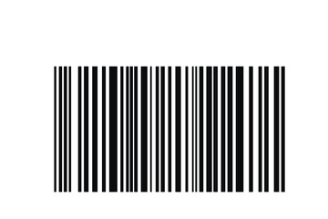 Barcode isolated on white background. Code stripes sticker. Barcode labels, customers qr code.