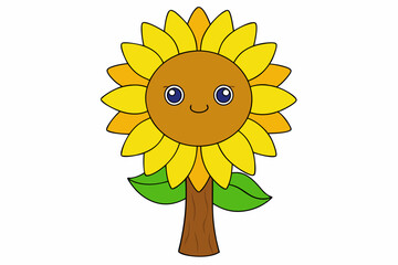 sunflower with a sunflower