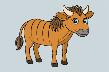 vector illustration of a horse