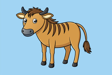 vector illustration of a horse