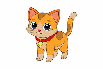 tiger cartoon isolated on white