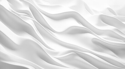 Fototapeta premium White Silk Fabric Draped Texture Background