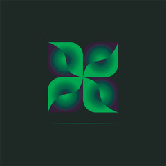 Creative symbols. Vector circle logo design template. An infinite loop.