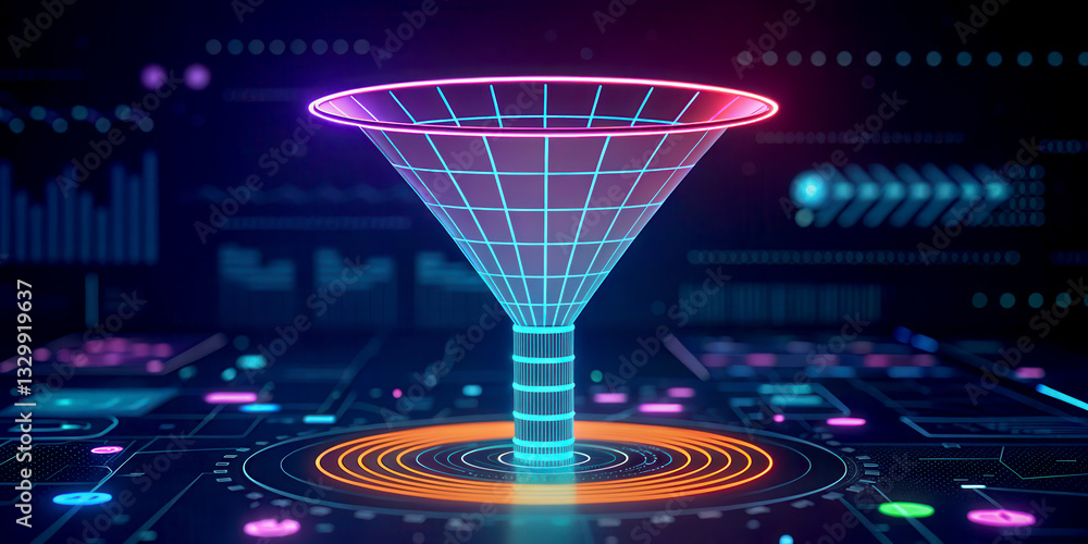 Poster corporate communication public relations digital concept. futuristic digital representation of a fun