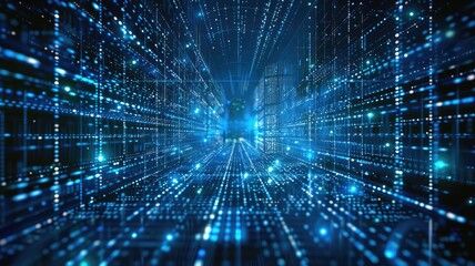 Wonderful picture of colorful light sparkling particles scattered across space background, create abstract bokeh effect perfect for designs that aim to evoke a sense of energetic and fantasy. AIG53.