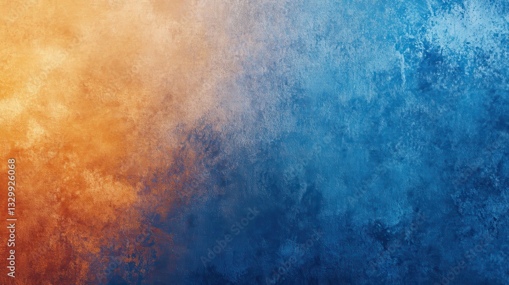 Poster a vibrant blue to orange gradient with subtle texture, perfect for a dynamic background
