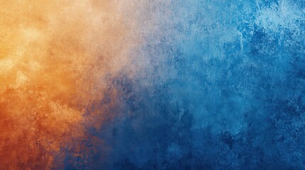Obraz premium A vibrant blue to orange gradient with subtle texture, perfect for a dynamic background