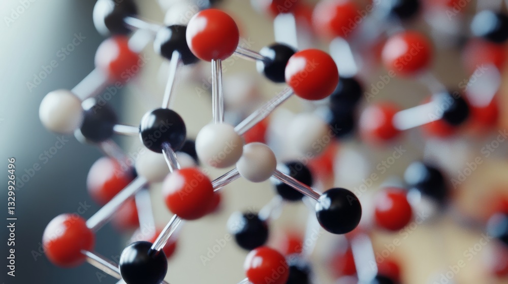 Poster exploring advanced dna models high-resolution visualization techniques in scientific research enviro