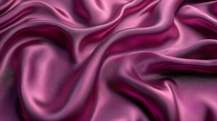 Draped Purple Silk Fabric Texture