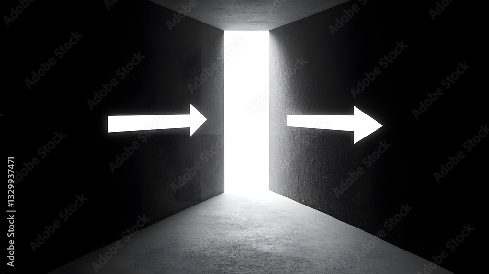 Poster mysterious cross illuminated in a dark room creating an intriguing atmosphere with shadows and subtl