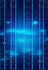 Obraz premium Abstract technology background. . Oil paint illustration.