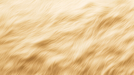 Soft golden fur texture, high-resolution fluffy animal hair background with natural flowing strands, warm tones, seamless pattern for design
