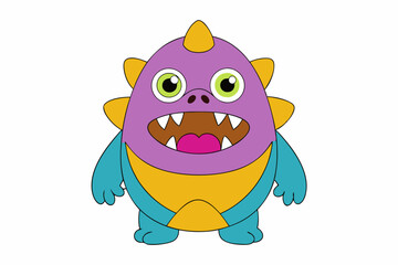 Cute animal vector art in illustration on a white Background 