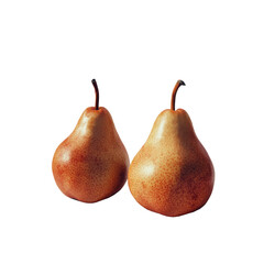 A pears isolated on png