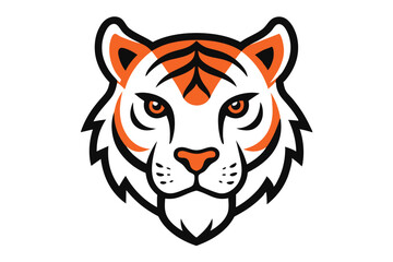 tiger head vector